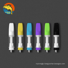 High quality cartridge 1ml empty custom color ceramic coil cartridge for cbd vape